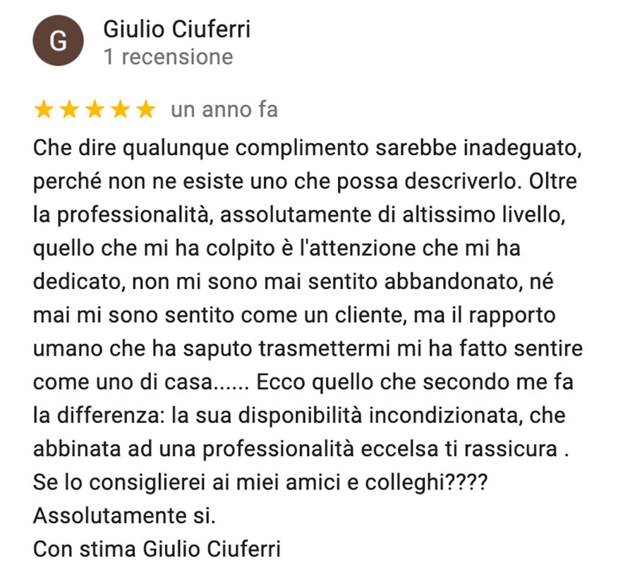Recensione di Giulio Ciuferri su Silvio Parisella